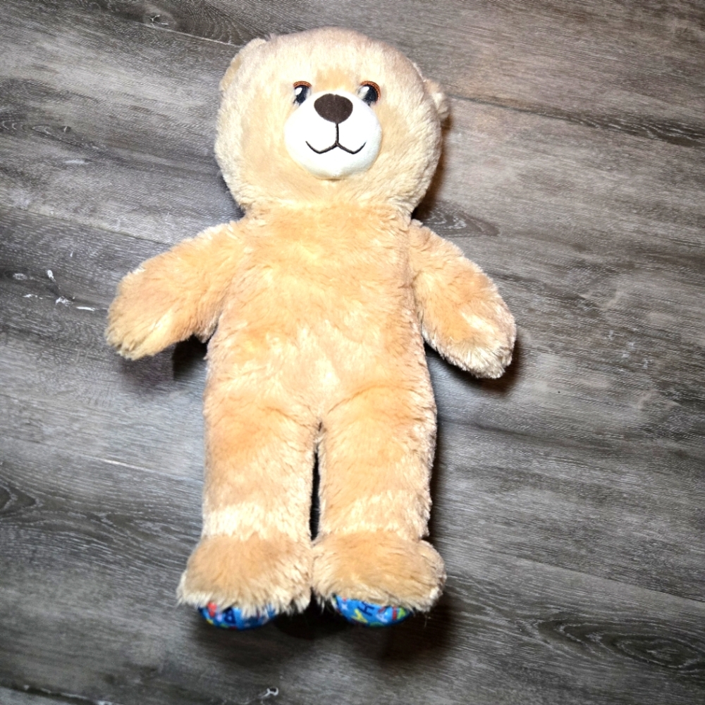 Build A Bear Happy Birthday‎ Plush Bear Tan Teddy Stuffed Animal 16" BABW